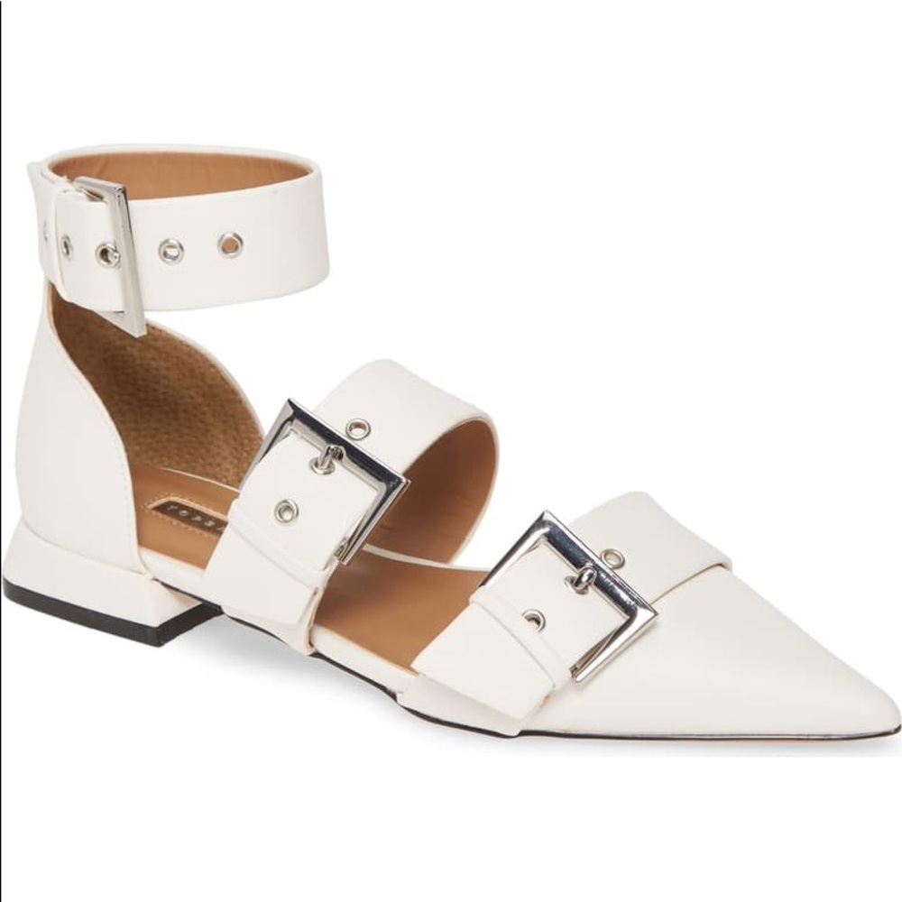 Topshop Alanna strappy pointed toe flat